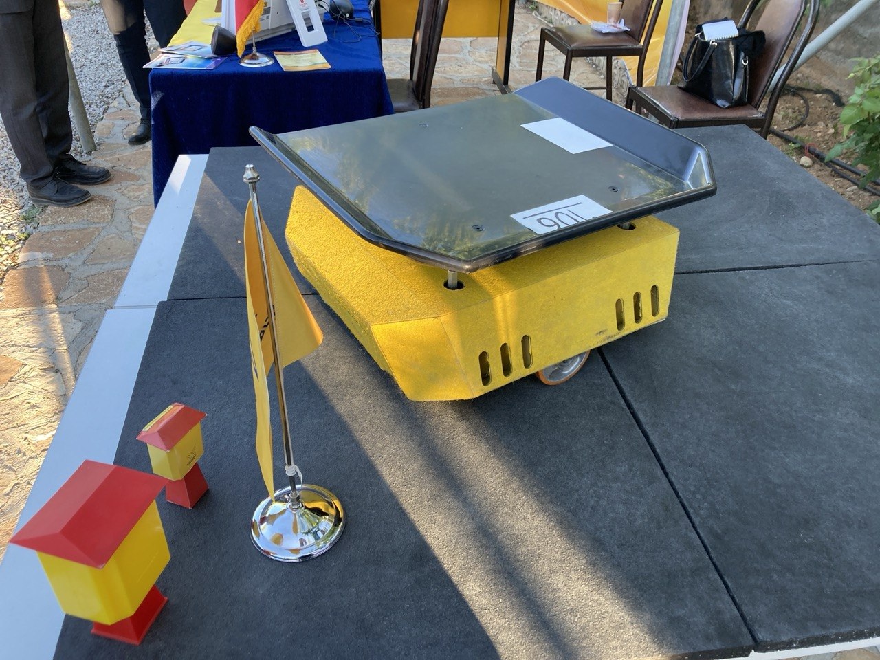 Tensor Generation 2 parcel sorting robot on display